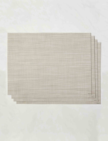 Mini Basketweave Rectangle Placemat (Set of 4) by Chilewich