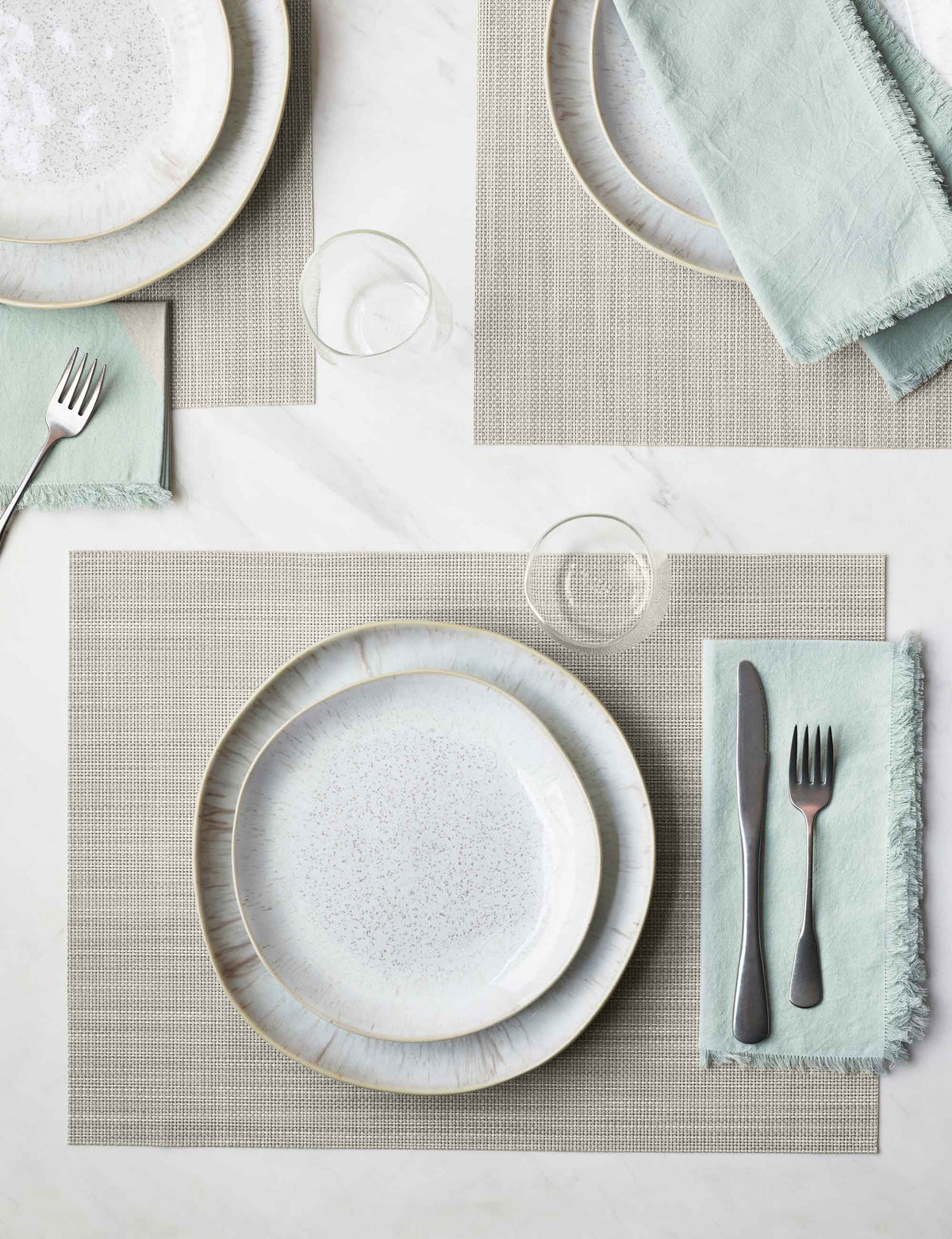 Mini Basketweave Rectangle Placemat (Set of 4) by Chilewich
