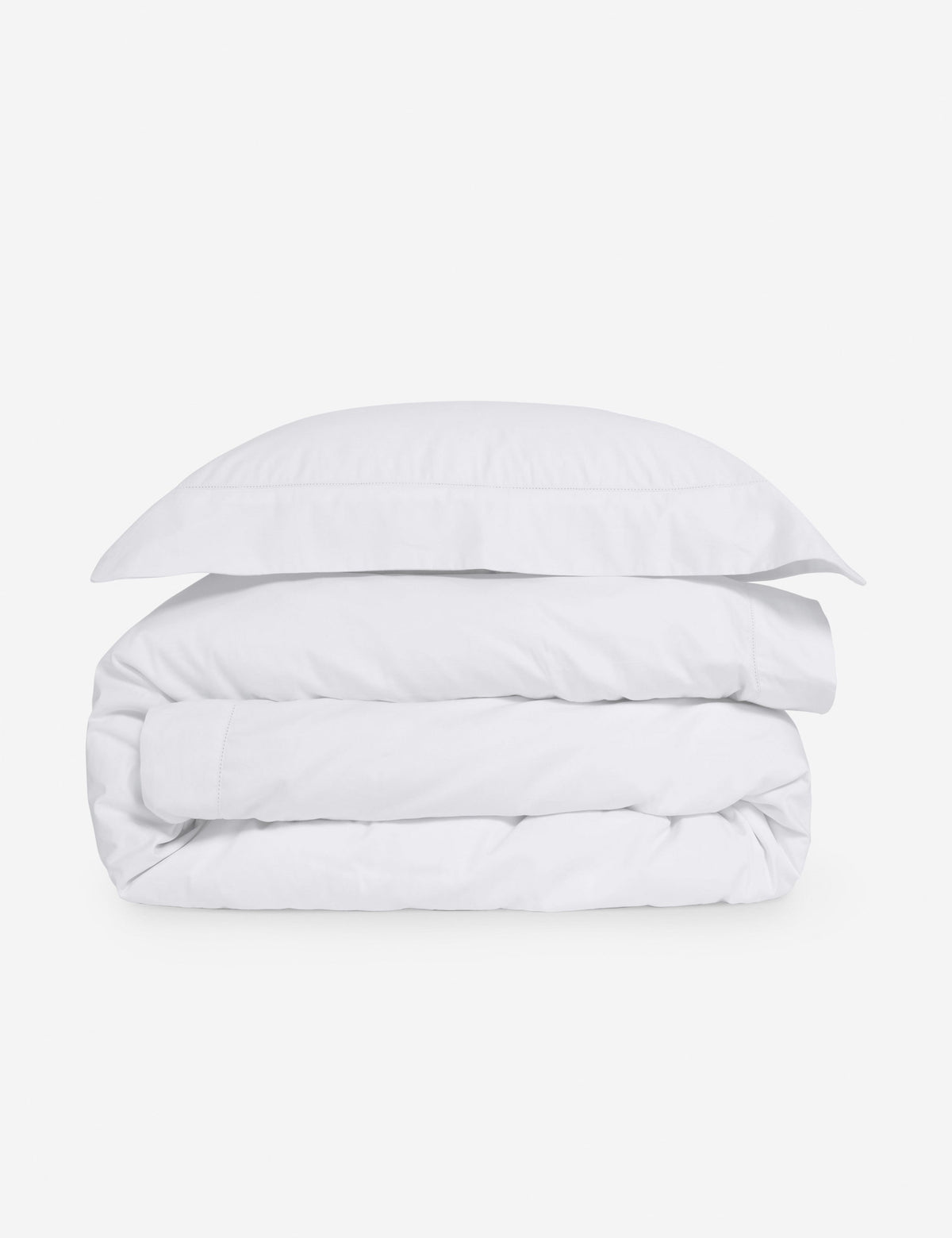 Classico Hemstitch Cotton Sateen Duvet Set by Pom Pom at Home