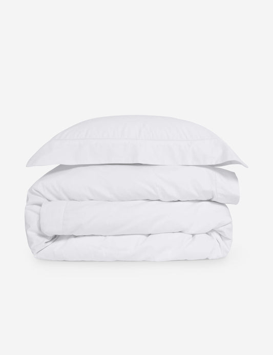 Classico Hemstitch Cotton Sateen Duvet Set by Pom Pom at Home