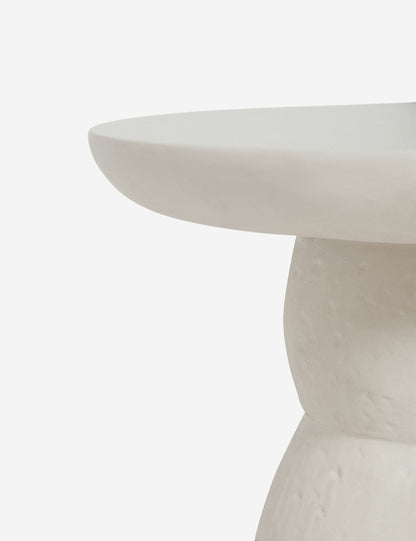 Clouded Round Side Table by Sarah Sherman Samuel