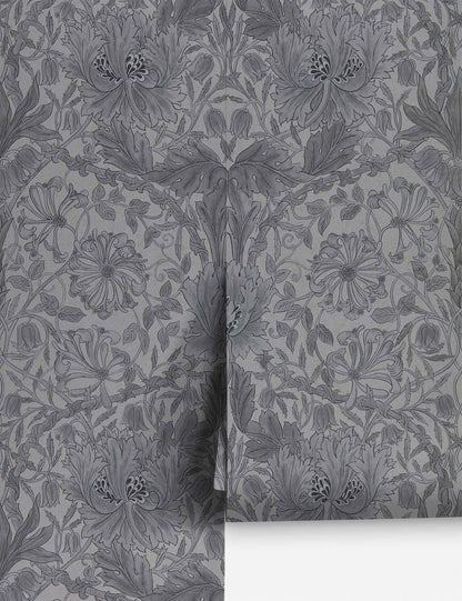Pure Honeysuckle & Tulip Wallpaper by Morris & Co.