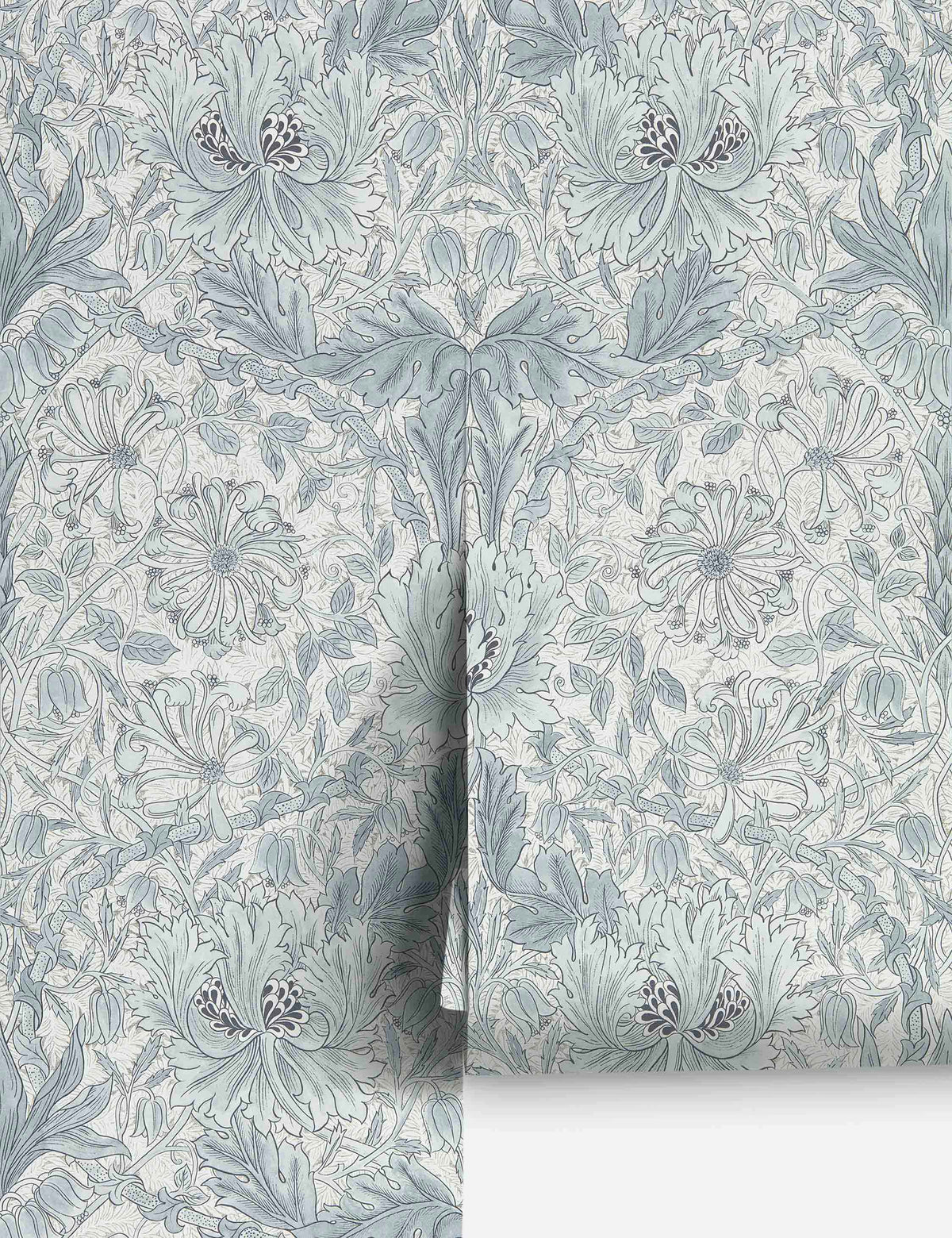 Pure Honeysuckle & Tulip Wallpaper by Morris & Co.