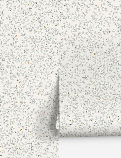 Dainty Leaves Wallpaper by Rylee + Cru