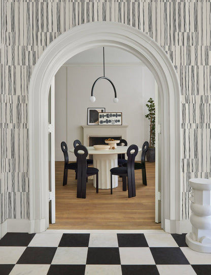Broken Stripe Wallpaper by Sarah Sherman Samuel