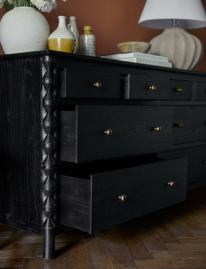 Open Box: Topia 8-Drawer Dresser, Black by Ginny Macdonald