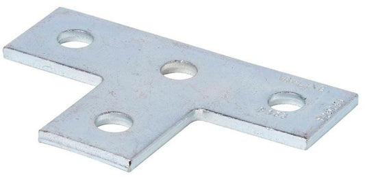 B-LINE B133ZN FOUR HOLE TEE PLT, ZN PLTD