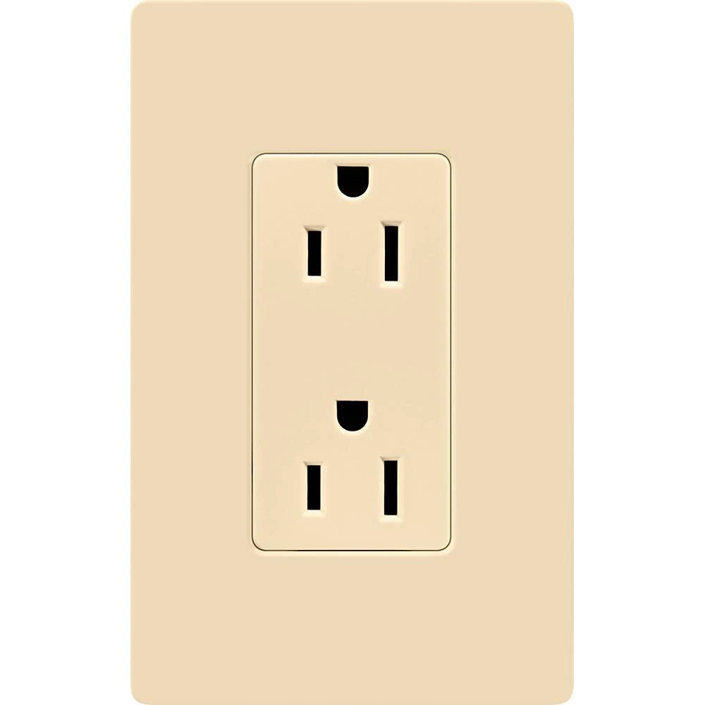 15A CLARO RECEPTACLE, IVORY