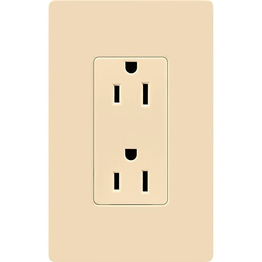 15A CLARO RECEPTACLE, IVORY