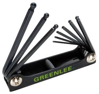 9-Piece Folding Ball-end Hex-key Set