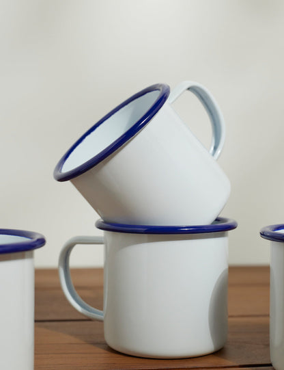 Enamelware Mug (Set of 4) by Crow Canyon