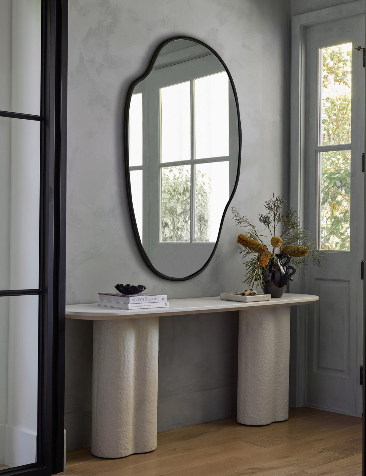 Open Box: Puddle Mirror, Black, Large by Sarah Sherman Samuel