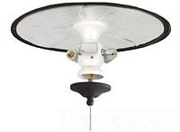 3-LIGHT BOWL FITTER (WET LOCATION): SATIN NICKEL