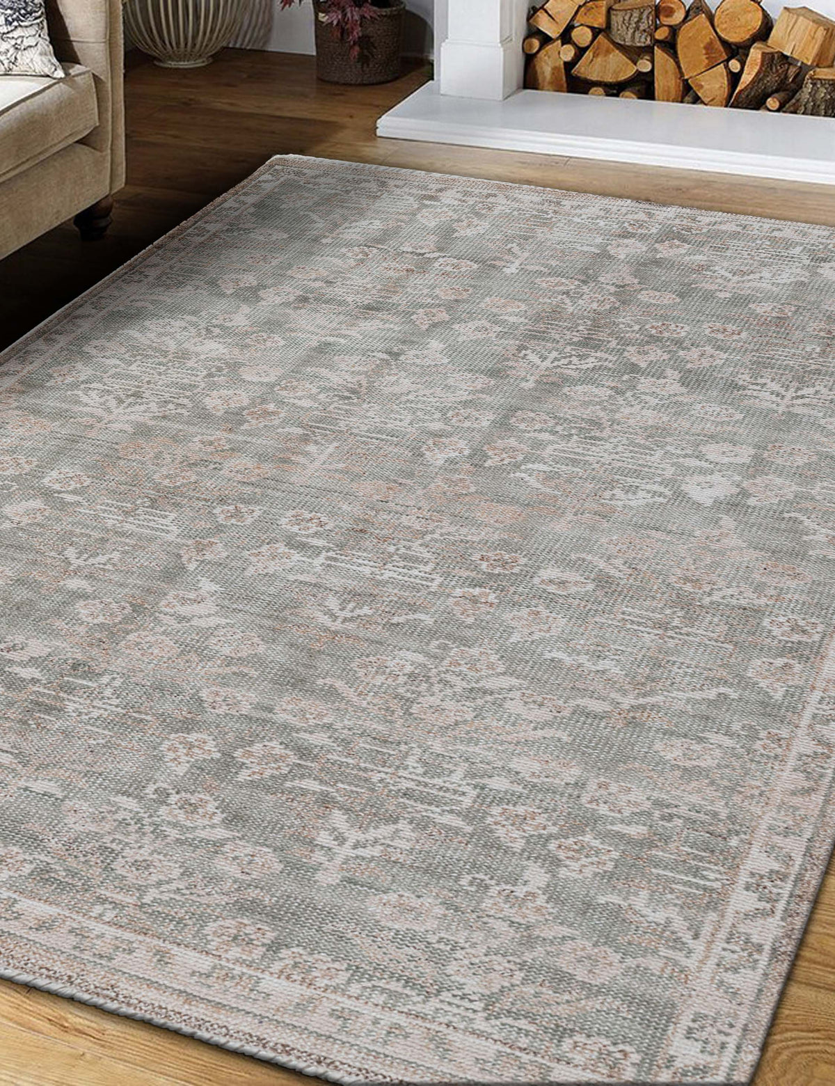 Ortiz Hand-Knotted Indoor / Outdoor Rug