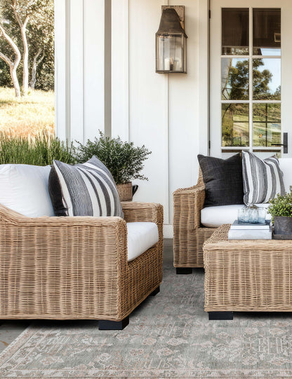 Ortiz Hand-Knotted Indoor / Outdoor Rug