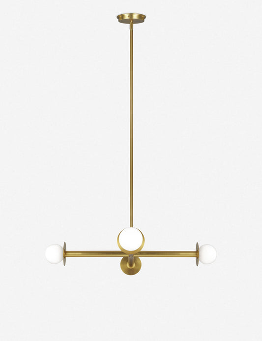 Nodes Wide Chandelier by Kelly Wearstler