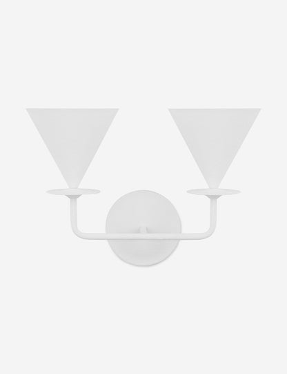 Cornet Double Sconce by Christiane Lemieux