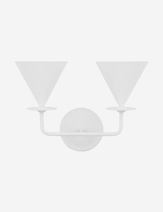 Cornet Double Sconce by Christiane Lemieux