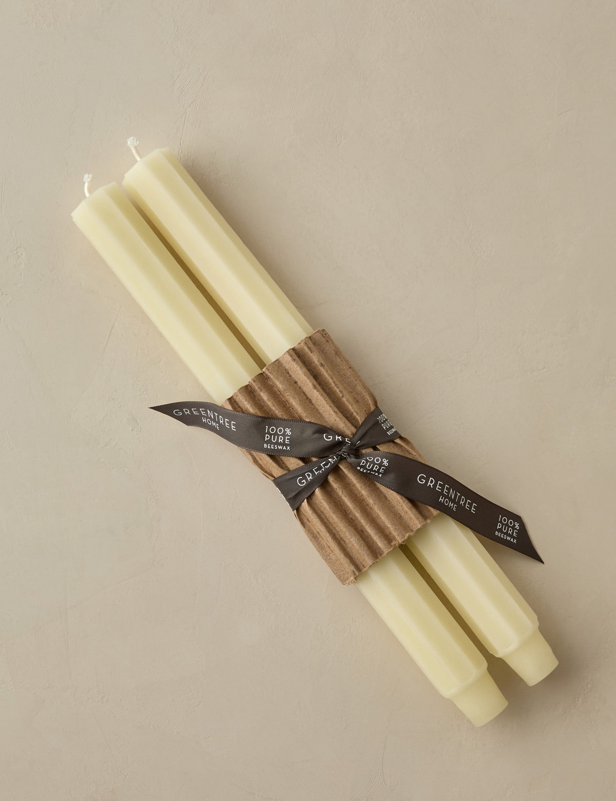 Fluted Church Taper (Set of 2) by Greentree Home