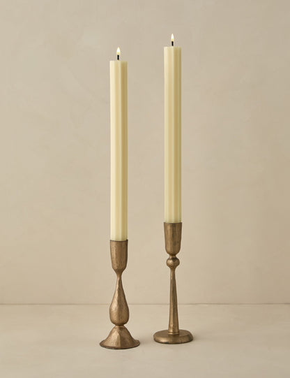 Fluted Church Taper (Set of 2) by Greentree Home