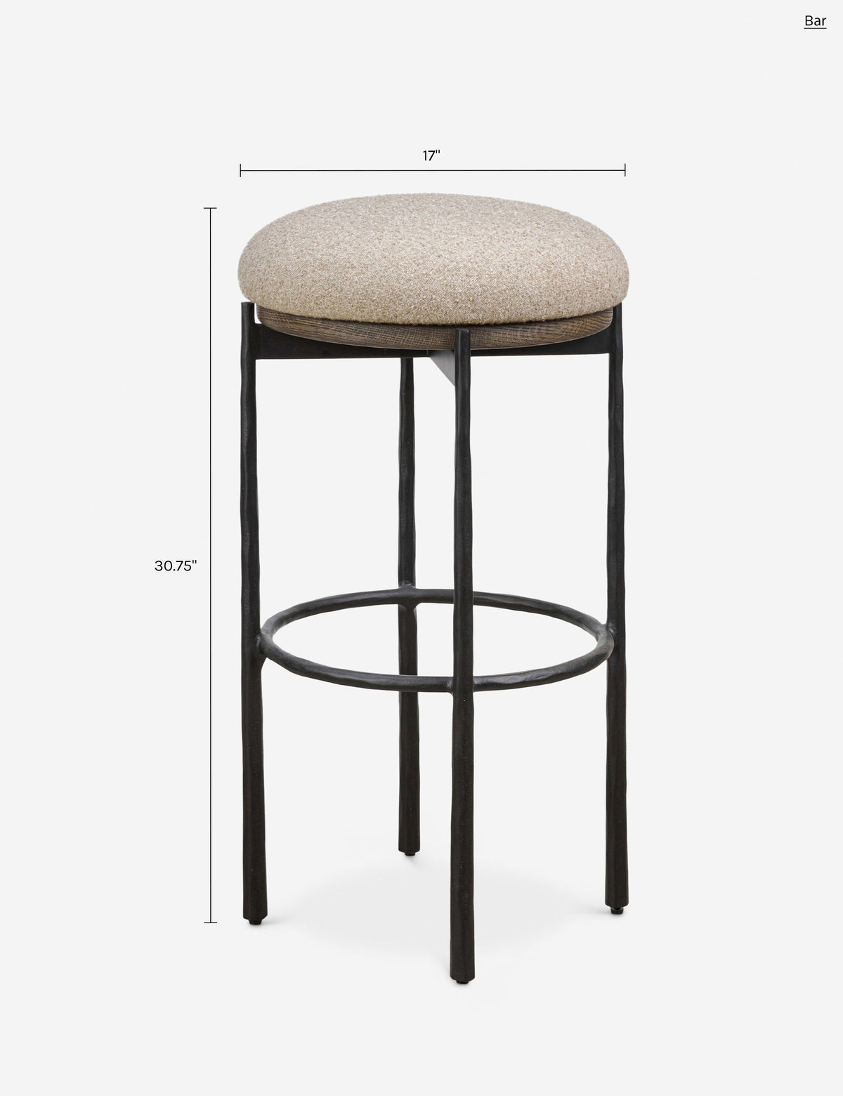 Matthams Bar and Counter Swivel Stool