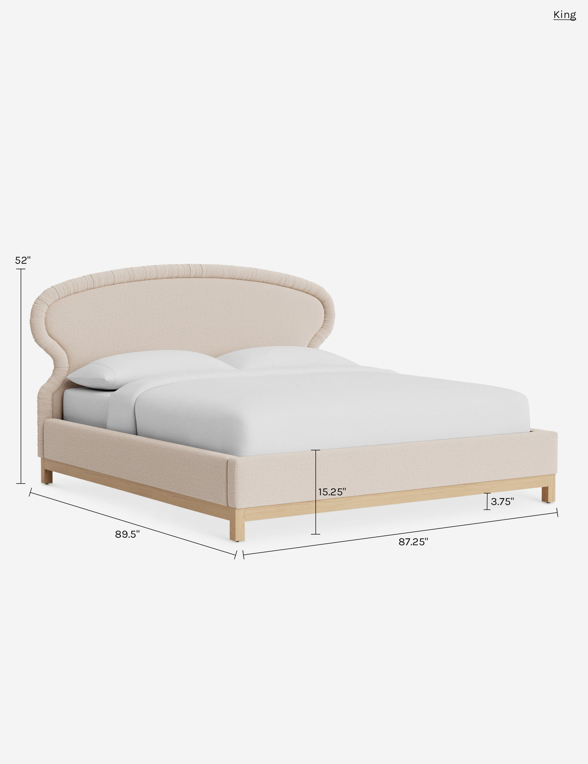 Morecambe Platform Bed by Ginny Macdonald