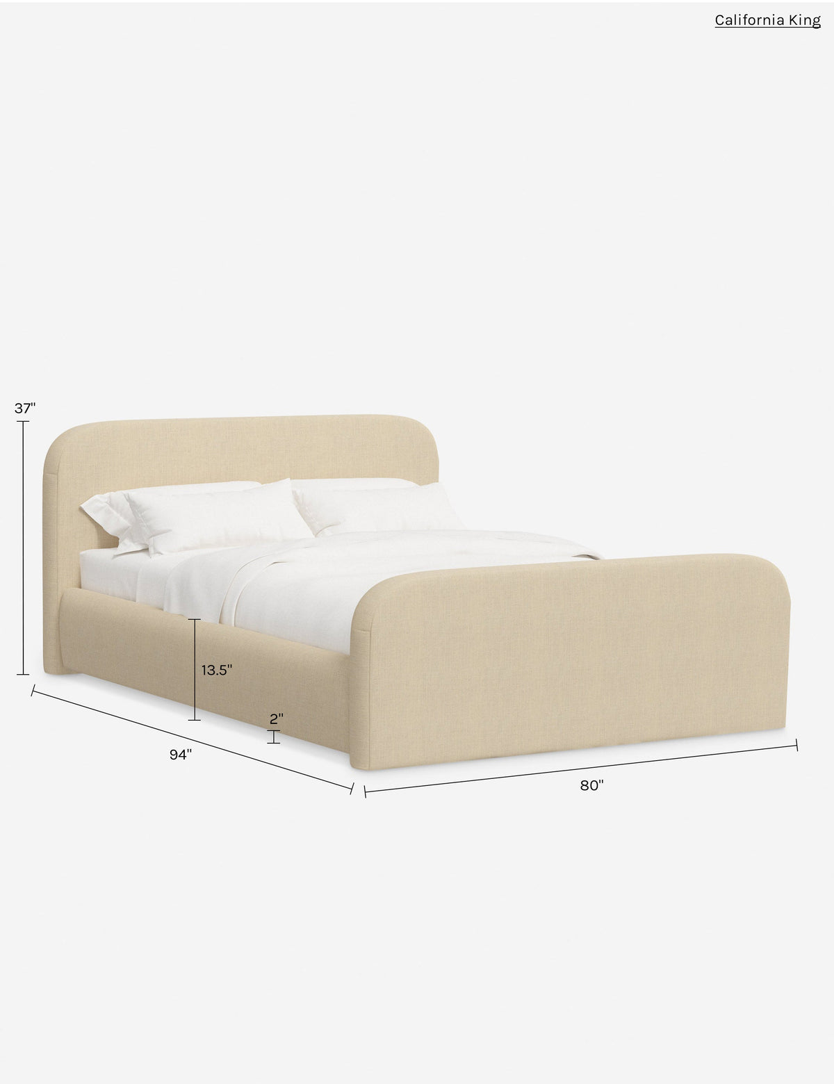 Nabiha Bed With Footboard