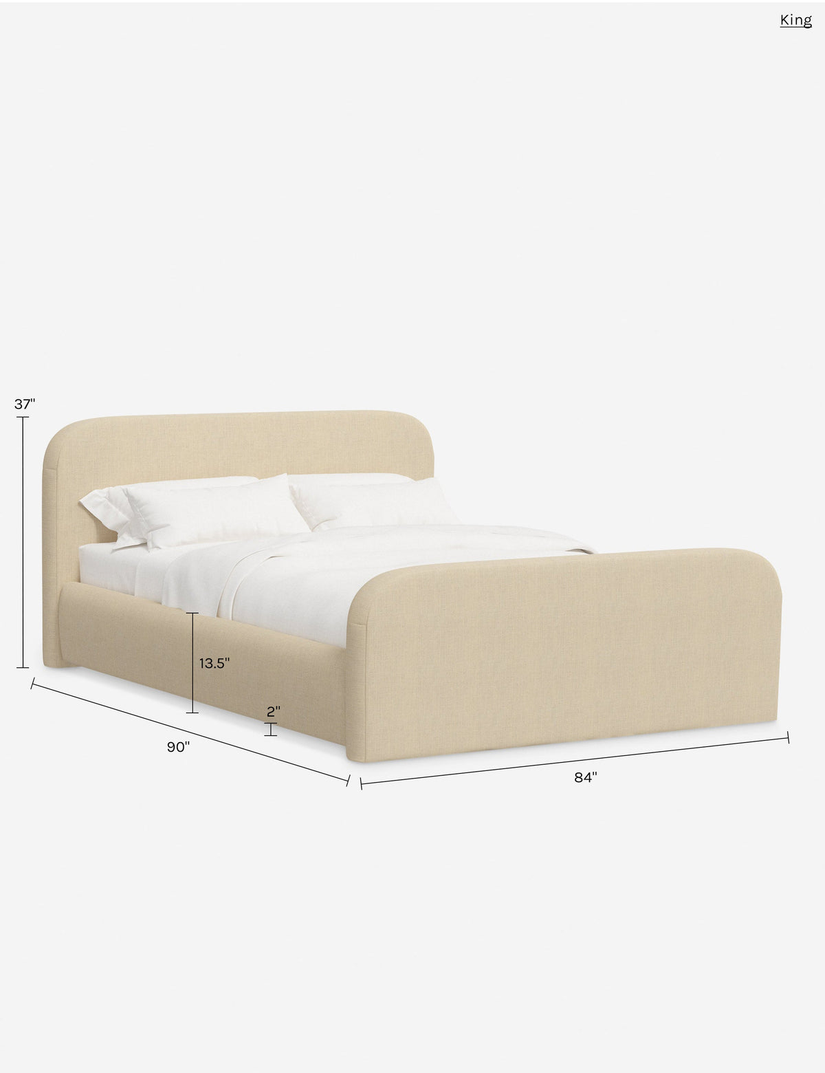 Nabiha Bed With Footboard