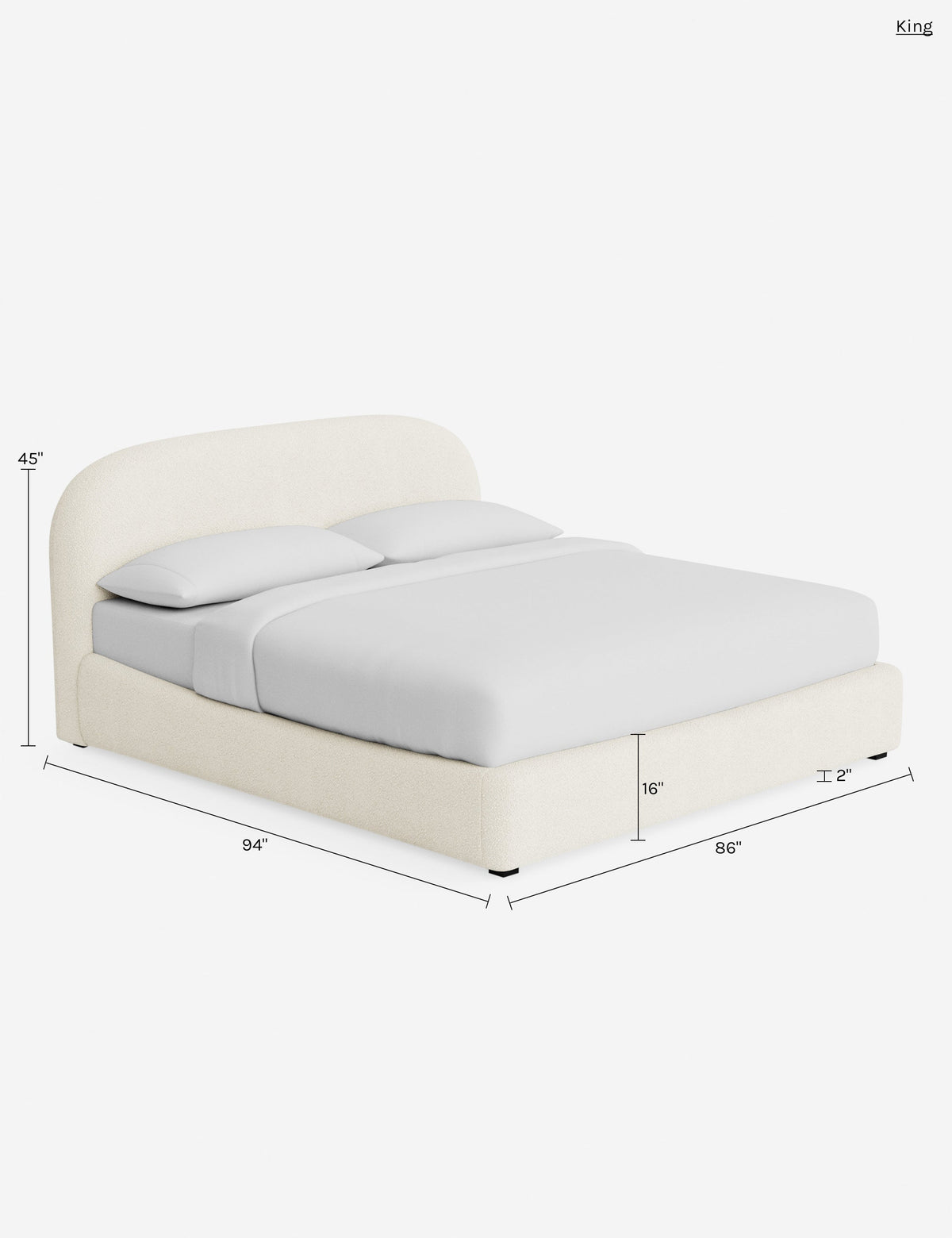 Neve Platform Bed by Aimee Song