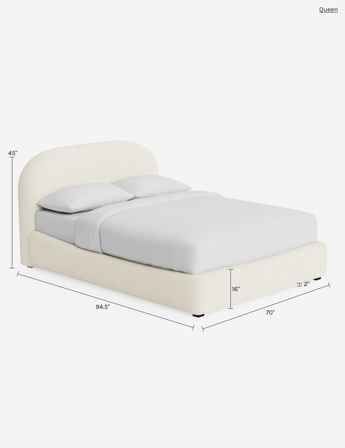 Neve Platform Bed by Aimee Song