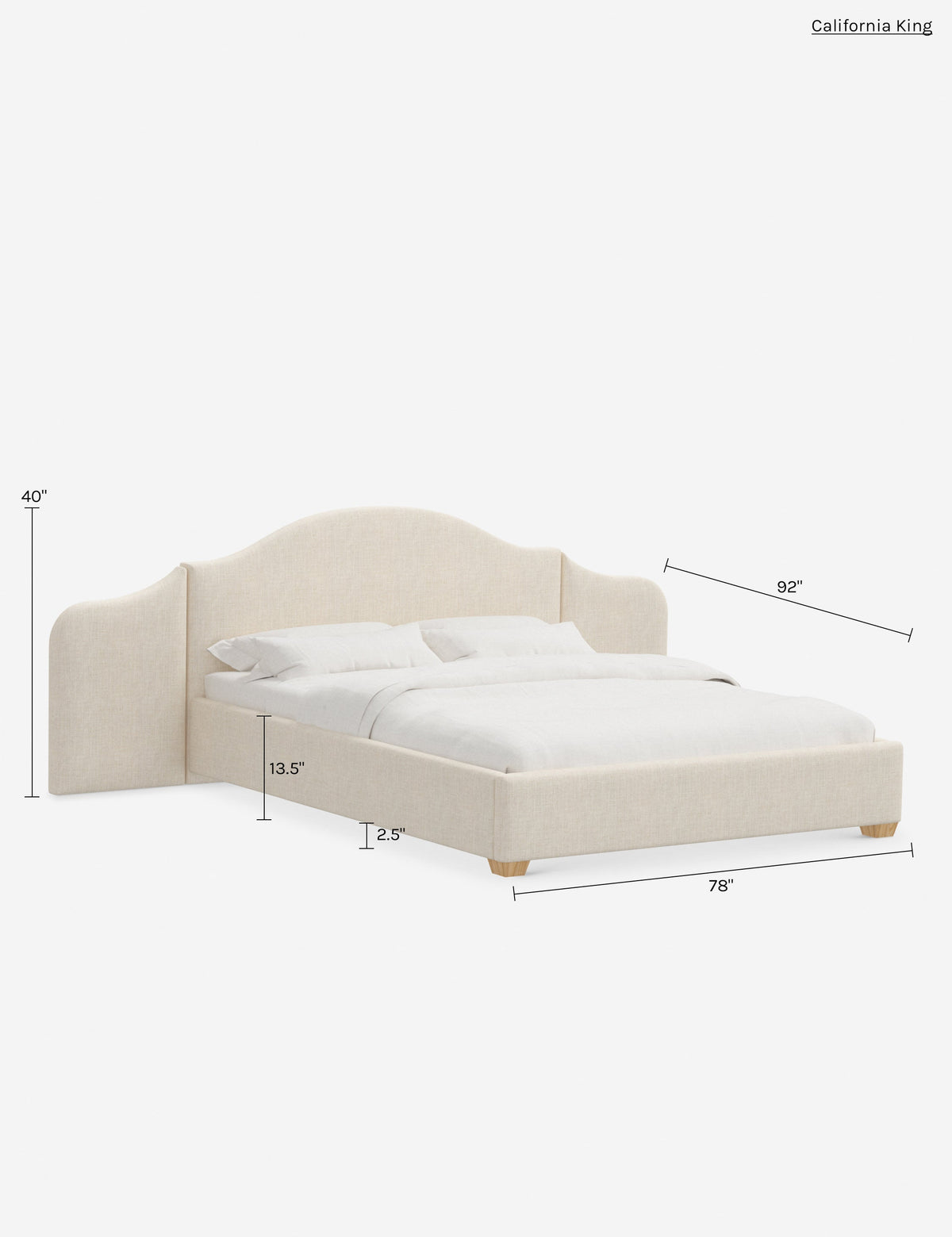 Padden Extended Headboard Platform Bed
