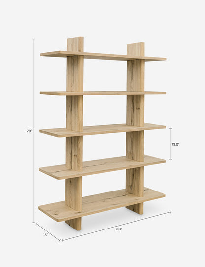 Khaza Tall Bookcase