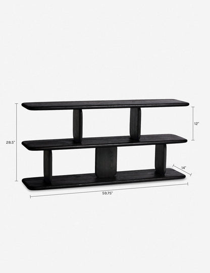Nera Low Bookcase