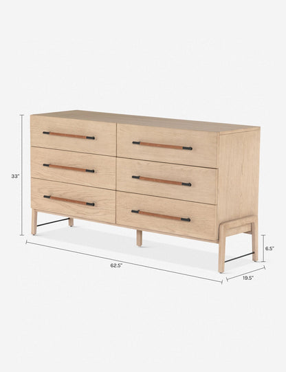 Avalon Wide 6-Drawer Dresser