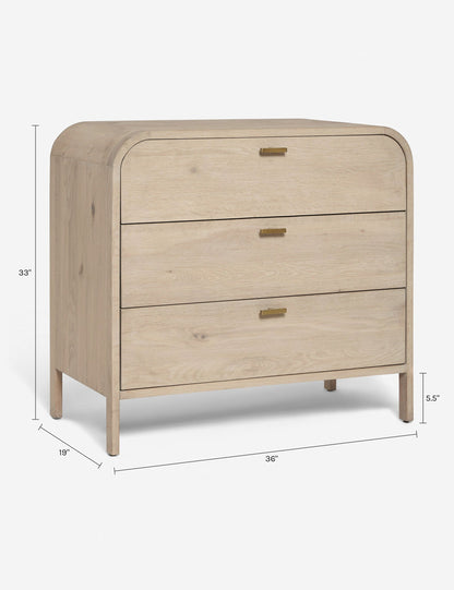 Brooke 3-Drawer Dresser