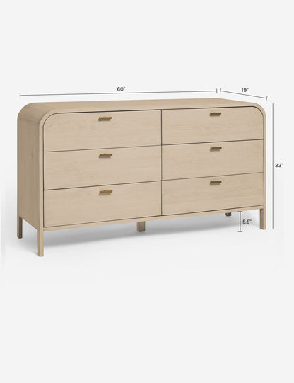 Brooke 6-Drawer Dresser