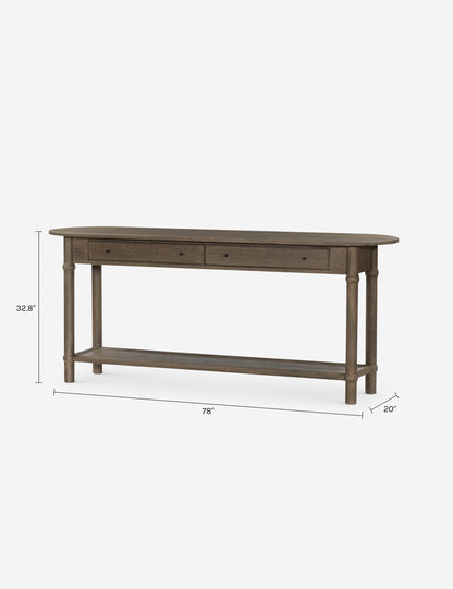 Charnes Console Table by Amber Lewis x Four Hands