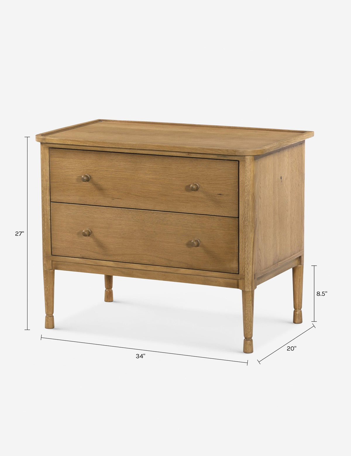 Franny Nightstand by Amber Lewis x Four Hands