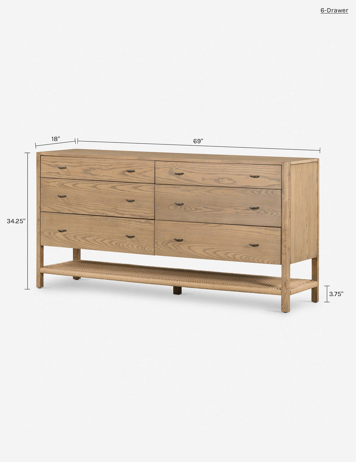 Laird 6-Drawer Dresser