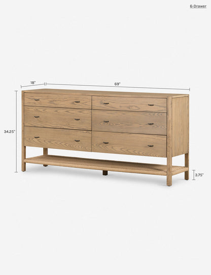 Laird 6-Drawer Dresser