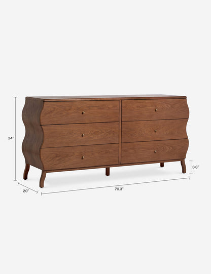 Lasya 6-Drawer Dresser