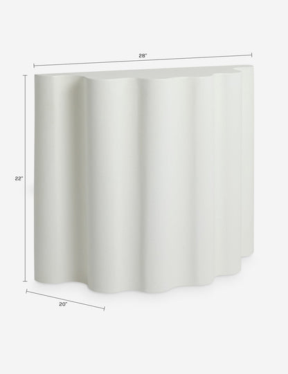 Lune Indoor / Outdoor Console Table by Lolly Lolly Ceramics