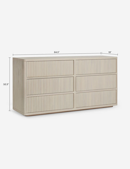 Rutherford 6 Drawer Dresser