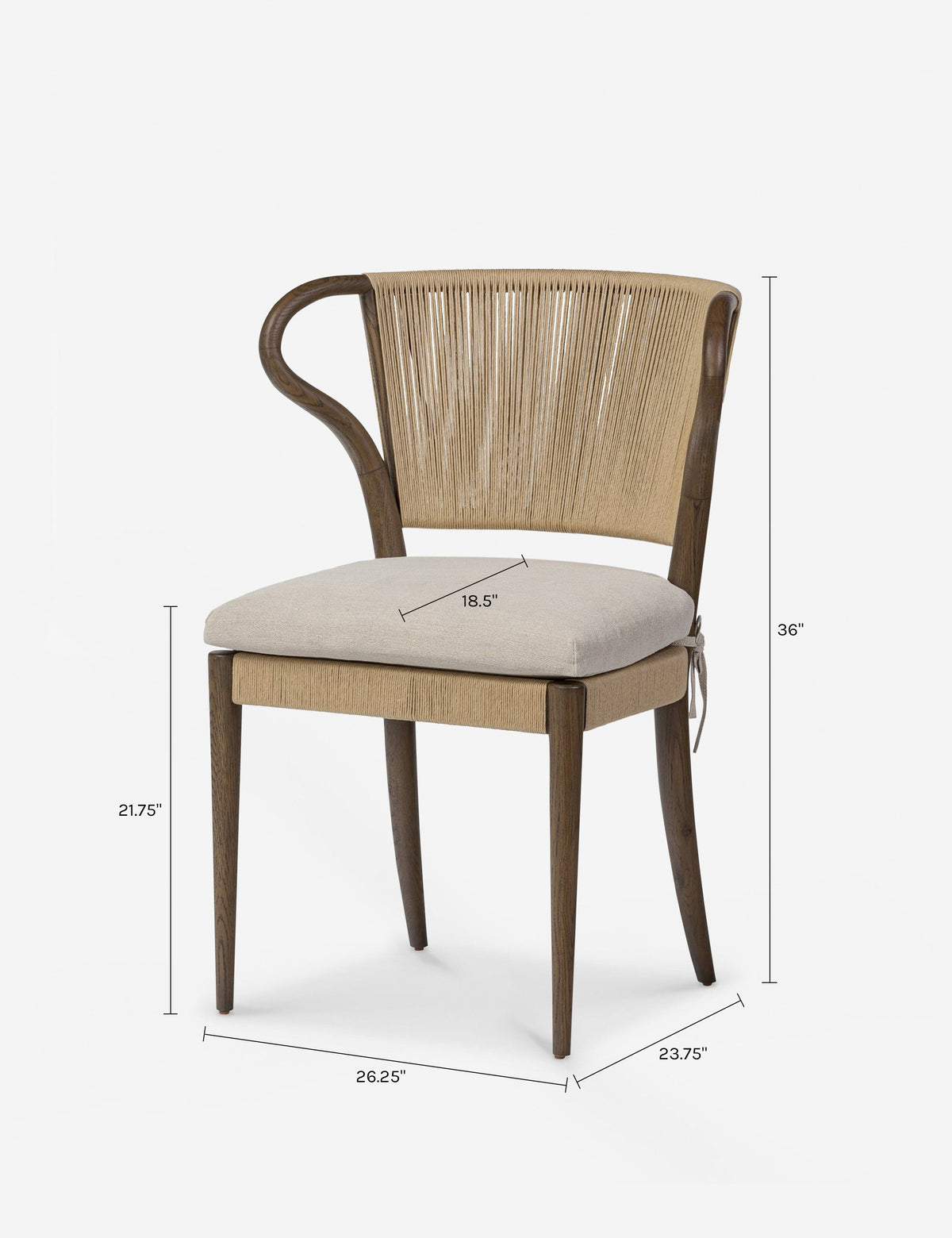Amira Dining Chair by Amber Lewis x Four Hands