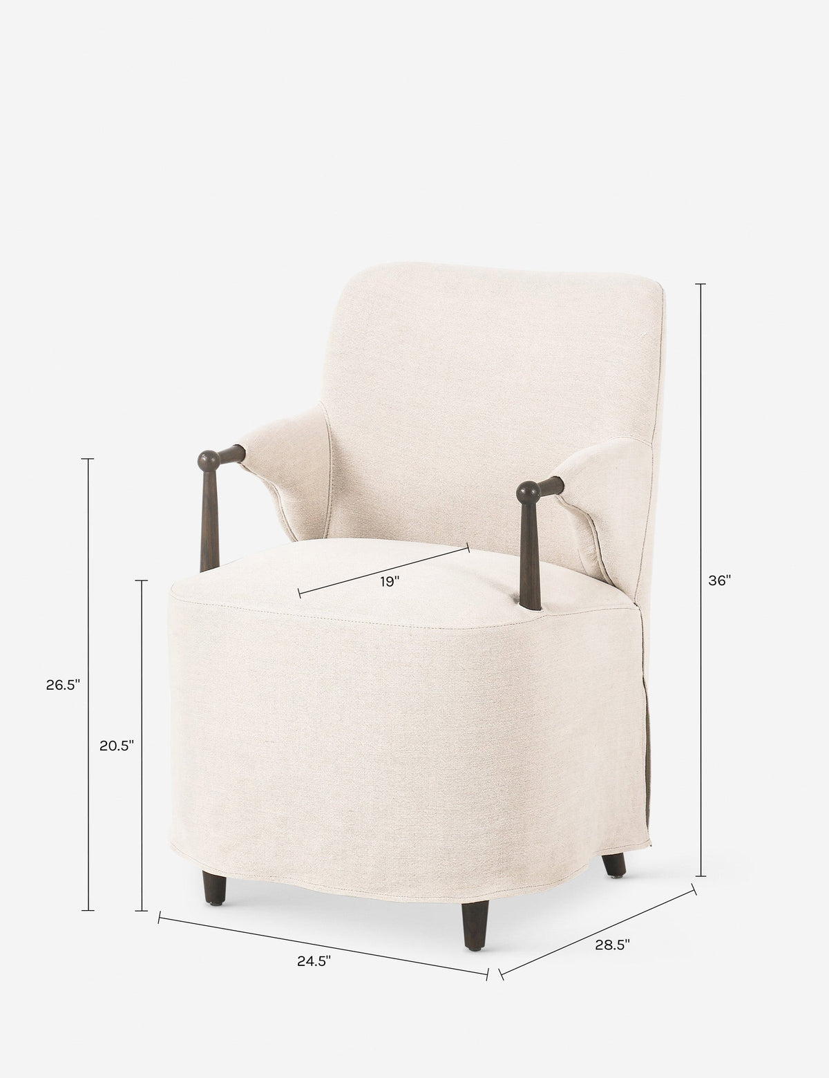Brently Dining Chair by Amber Lewis x Four Hands
