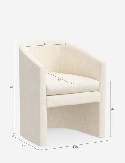 Enfield Slope Arm Dining Chair