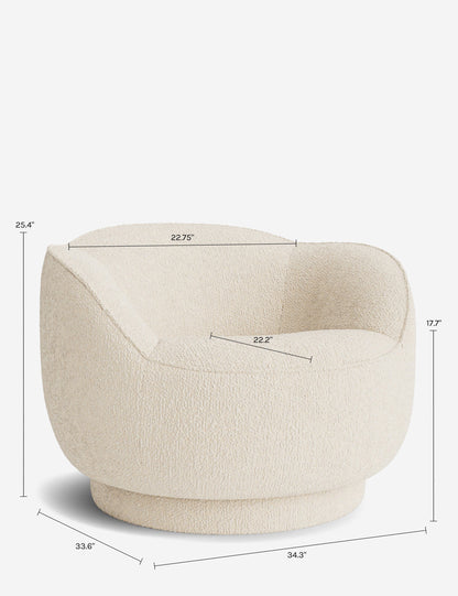 Fern Swivel Chair by Sarah Sherman Samuel