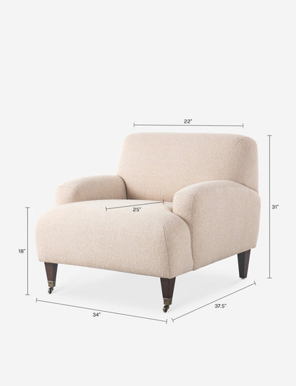 Kent Accent Chair by Amber Lewis x Four Hands