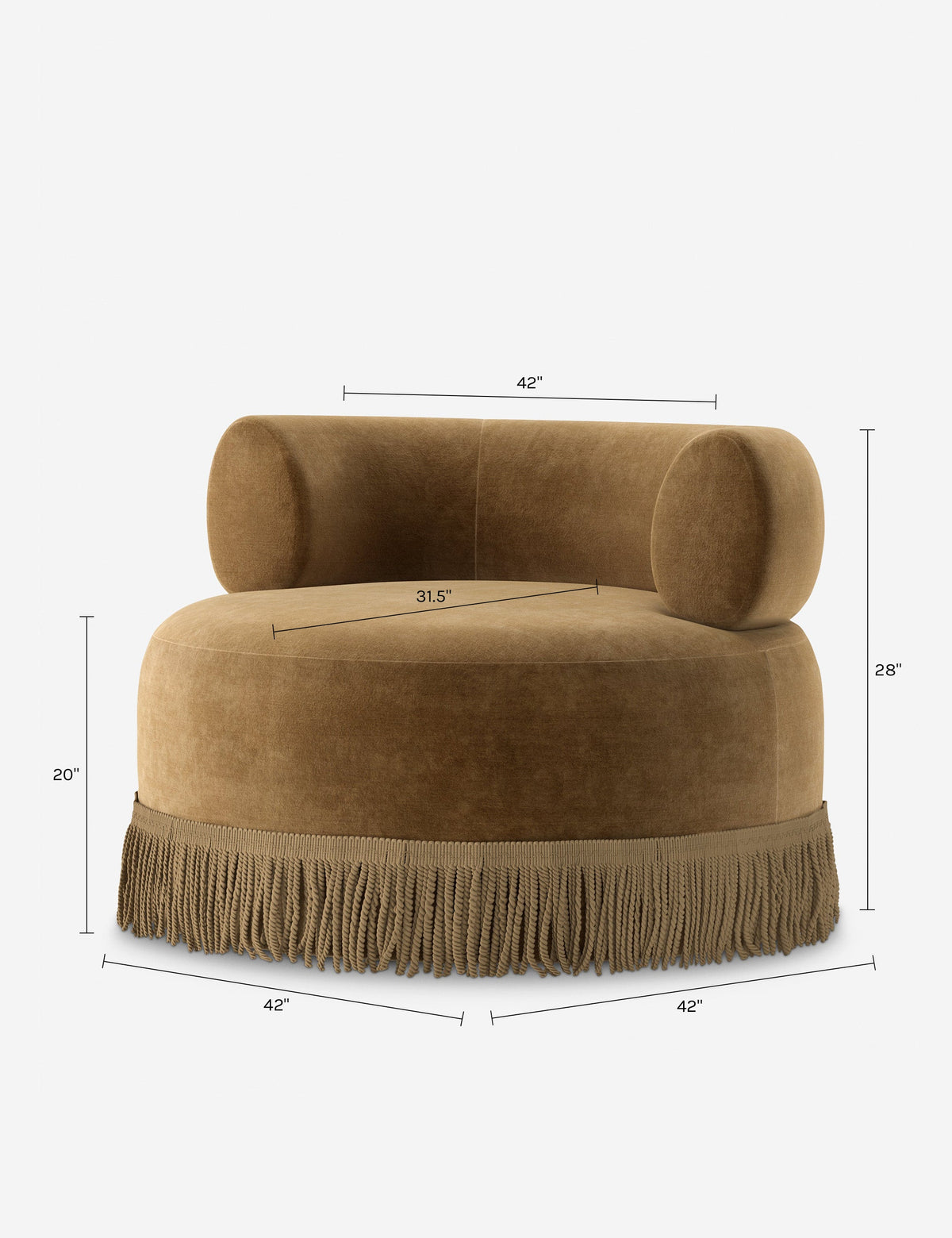Lenny Swivel Chair by Button Atelier x Co.House Designs