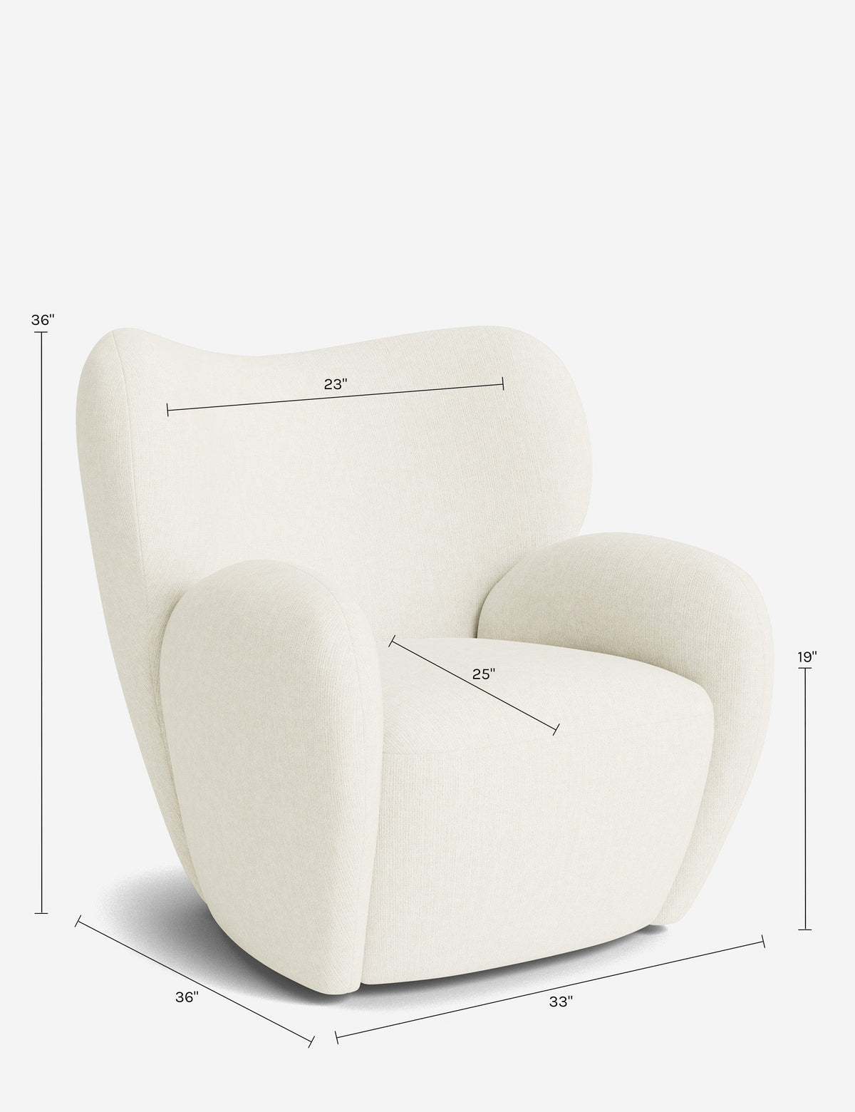 Ovid Swivel Chair by Aimee Song